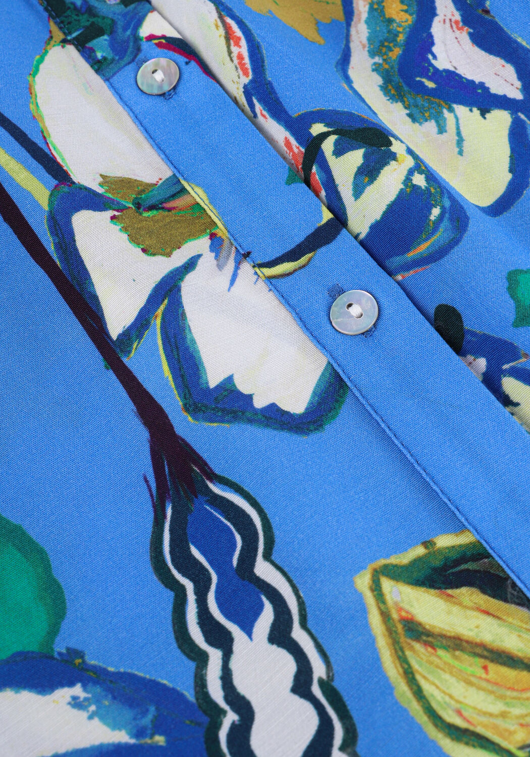 Blauwe POM AMSTERDAM Midi jurk LYNN LILY - large