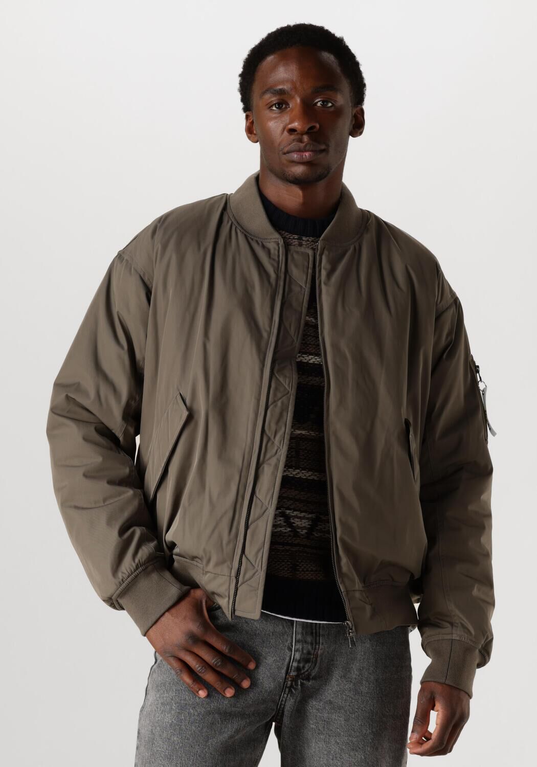 FORÉT Forét Heren Jassen Bow Bomber Jacket Donkergroen