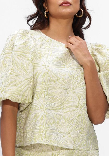 Mint NOTRE-V Top NV-HENNIE BROCADE TOP - large