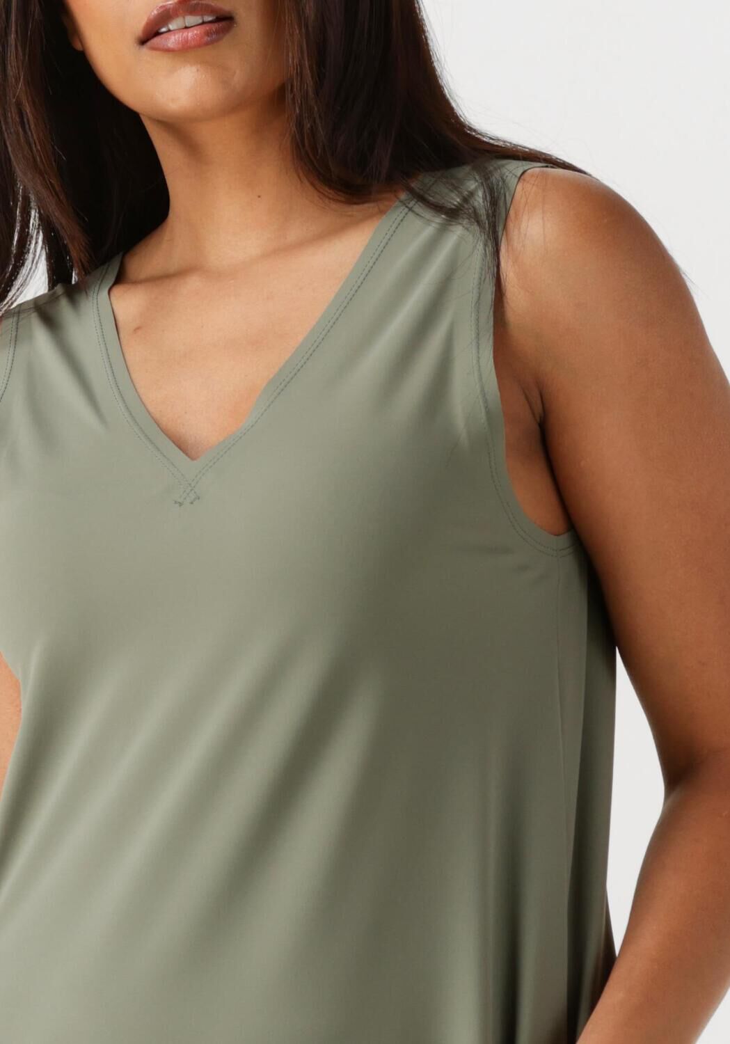 PENN & INK Dames Jurken Dress Olijf