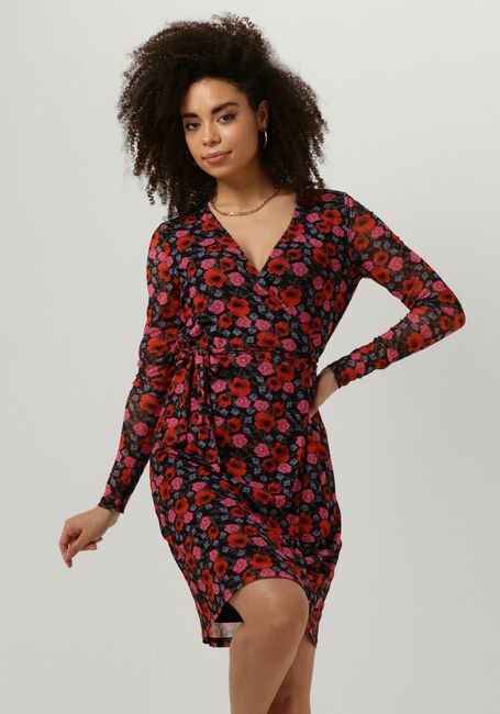 Multi MODSTRÖM Mini jurk BINNA PRINT WRAP DRESS - large