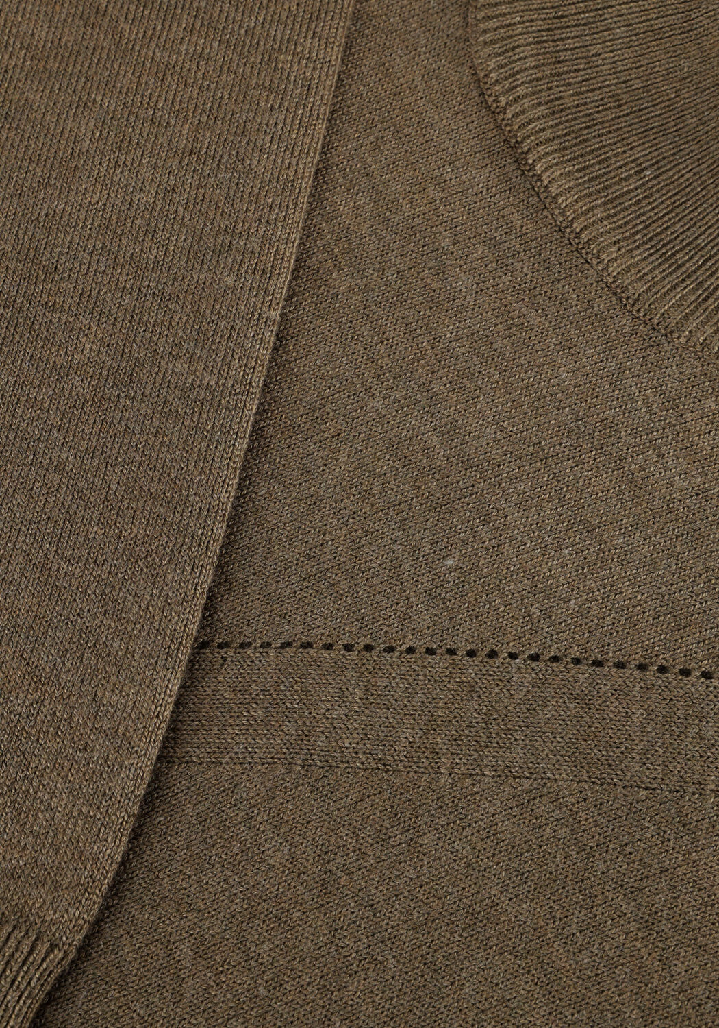 Olijf MINUS Trui KYLINA HIGH NECK KNIT T-SHIRT - large