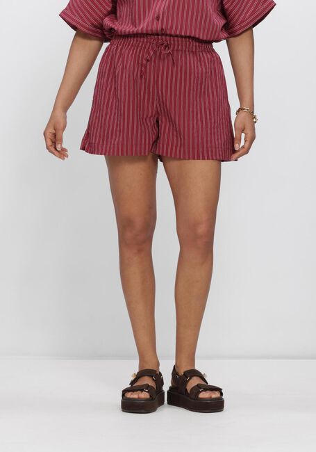 Rode CATWALK JUNKIE Broeken STRIPED PULL ON SHORT - large