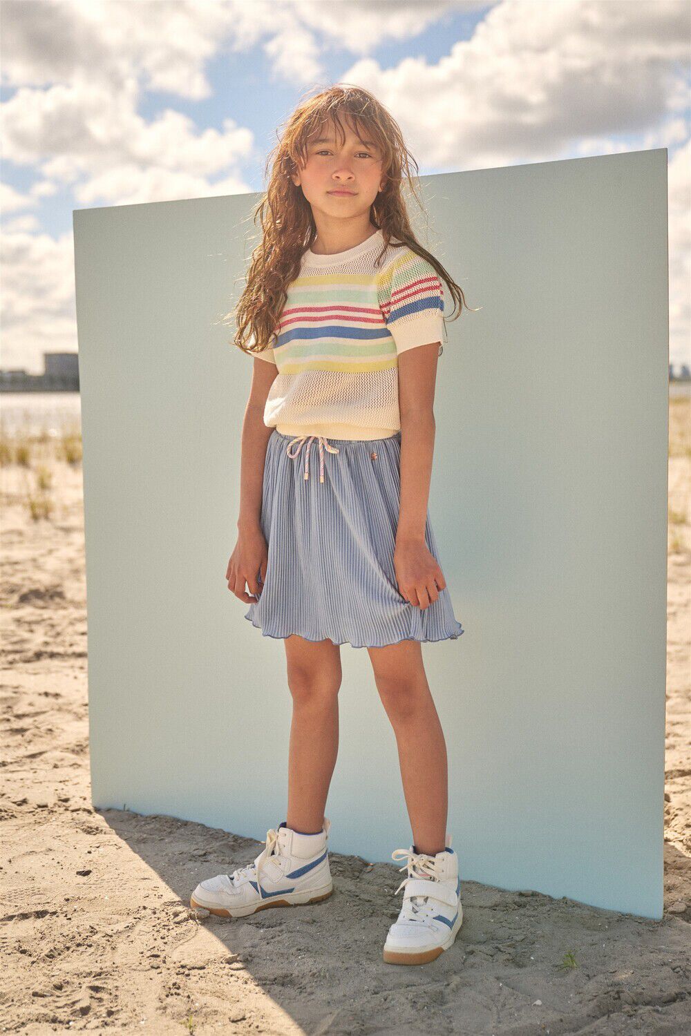 NONO Meisjes Truien & Vesten Kae Knitted Top Beige