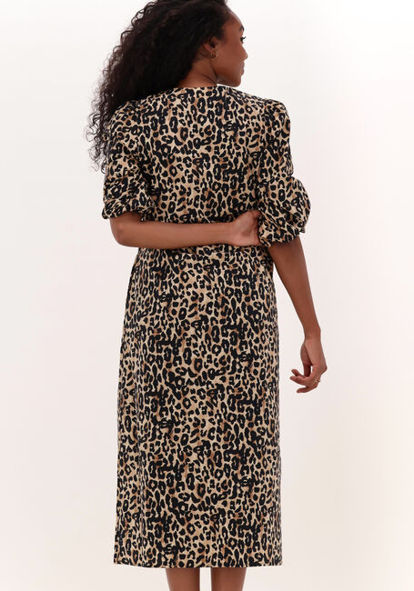 Bruine MINIMUM Midi jurk LEOPINA 9243 - large
