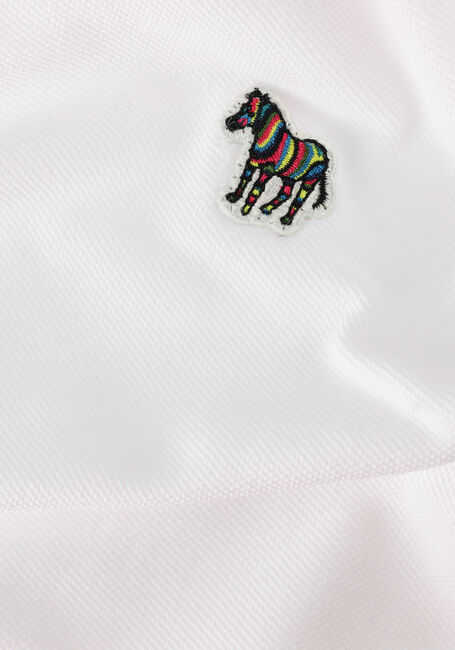 Witte PS PAUL SMITH Polo MENS SLIM FIT SS POLO SHIRT ZEBRA - large