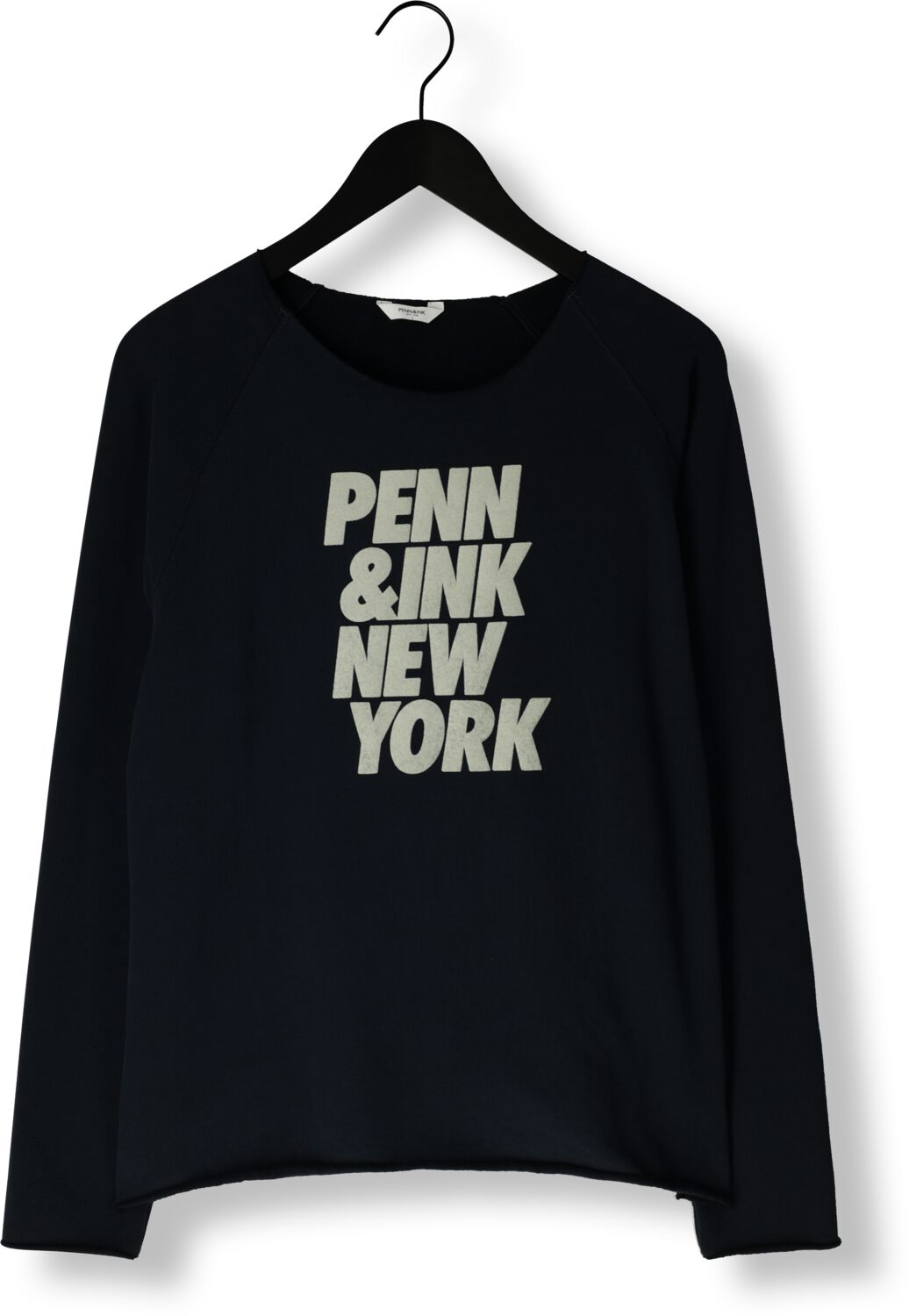 PENN & INK Dames Truien & Vesten 513 Sweater Print Zwart