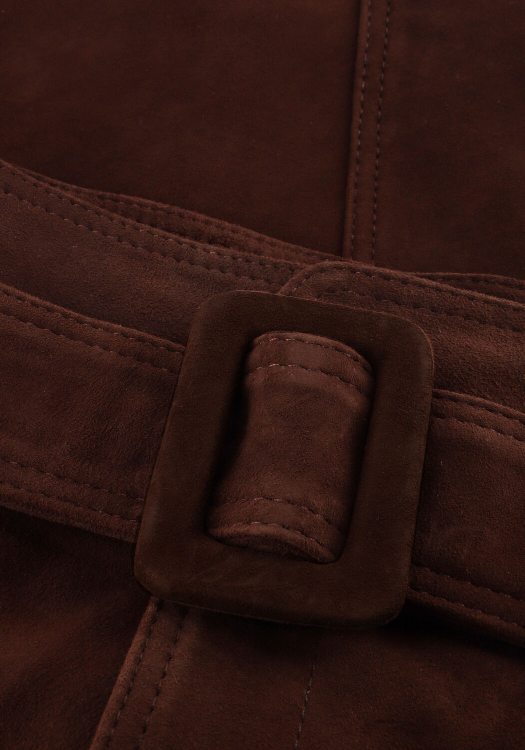 Bruine ROUGE EDIT Minirok ROUERNA HW SHORT SUEDE SKIRT - large