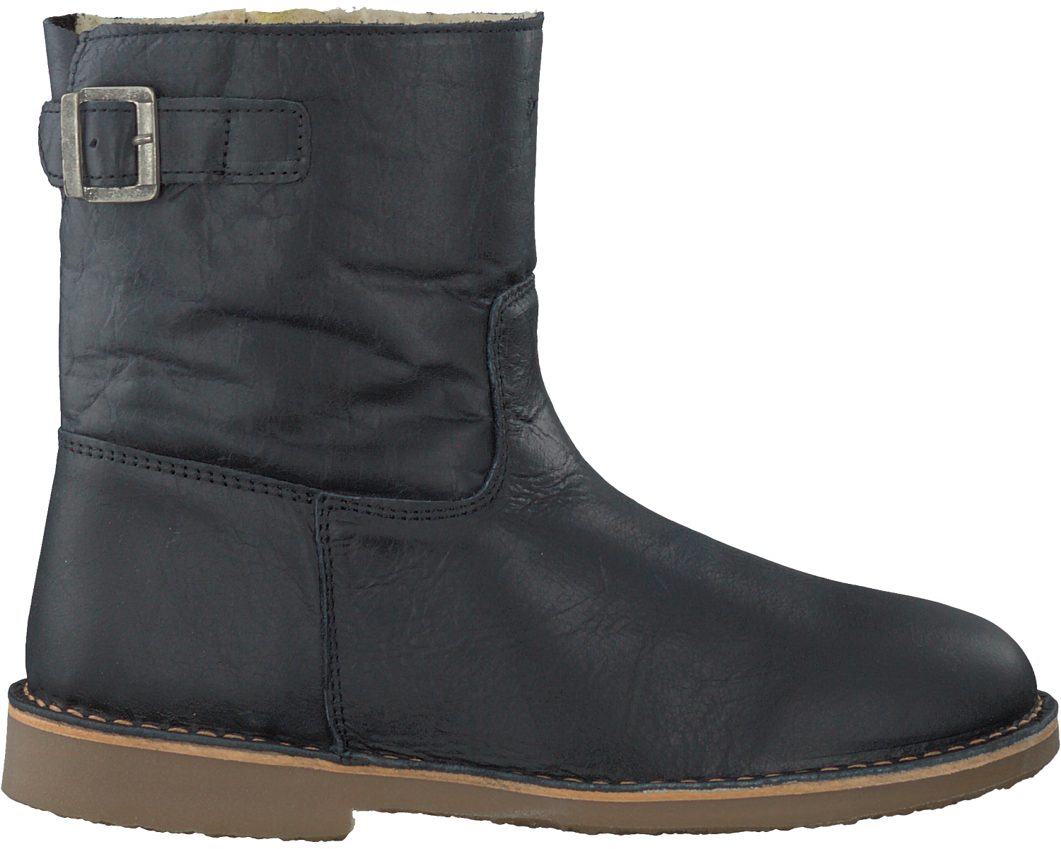 Zwarte OMODA Vachtlaarzen 8064 | Omoda