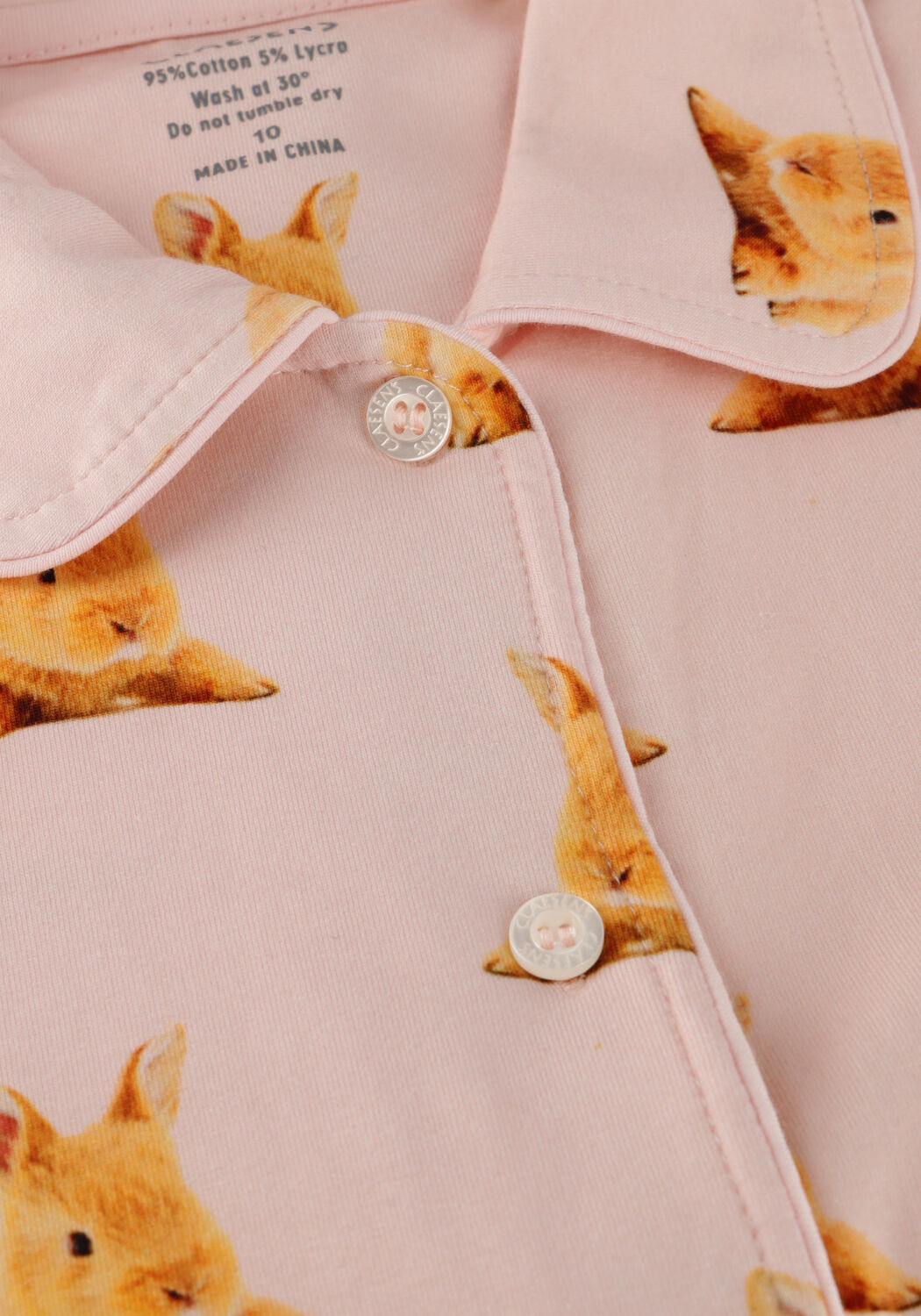 Lichtroze CLAESEN'S Pyjama's PYJAMA - large