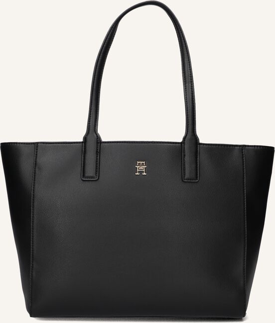 Zwarte TOMMY HILFIGER Shopper TH SOFT LOGO TOTE Zwarte TOMMY HILFIGER Shopper TH SOFT LOGO TOTE - large
