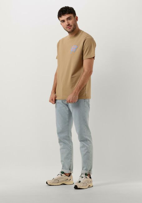Camel WOODBIRD T-shirt KALEB OASE TEE - large