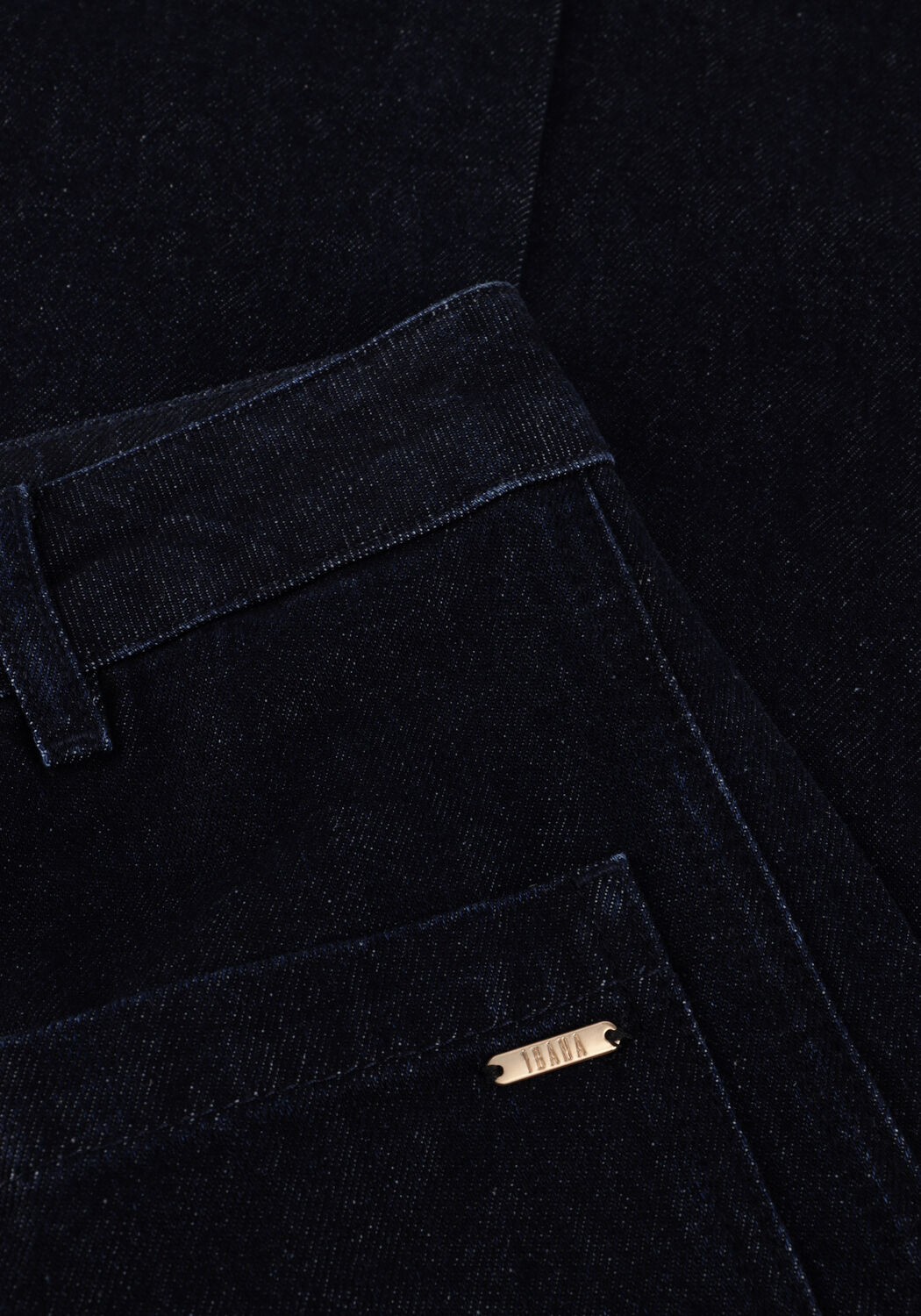 Donkerblauwe IBANA Wide jeans PENDA - large
