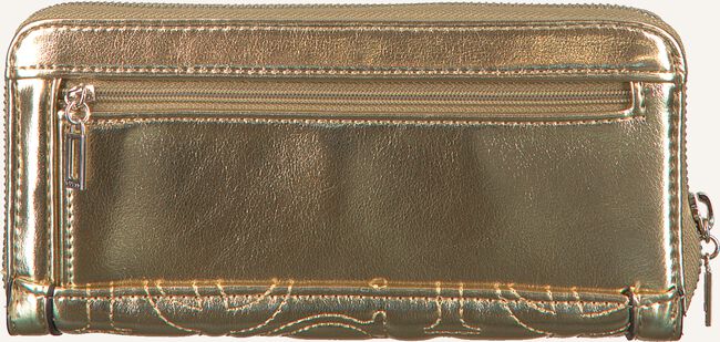 Gouden GUESS Portemonnee NEW WAVE SLG LARGE ZIP AROUND Gouden GUESS Portemonnee NEW WAVE SLG LARGE ZIP AROUND - large