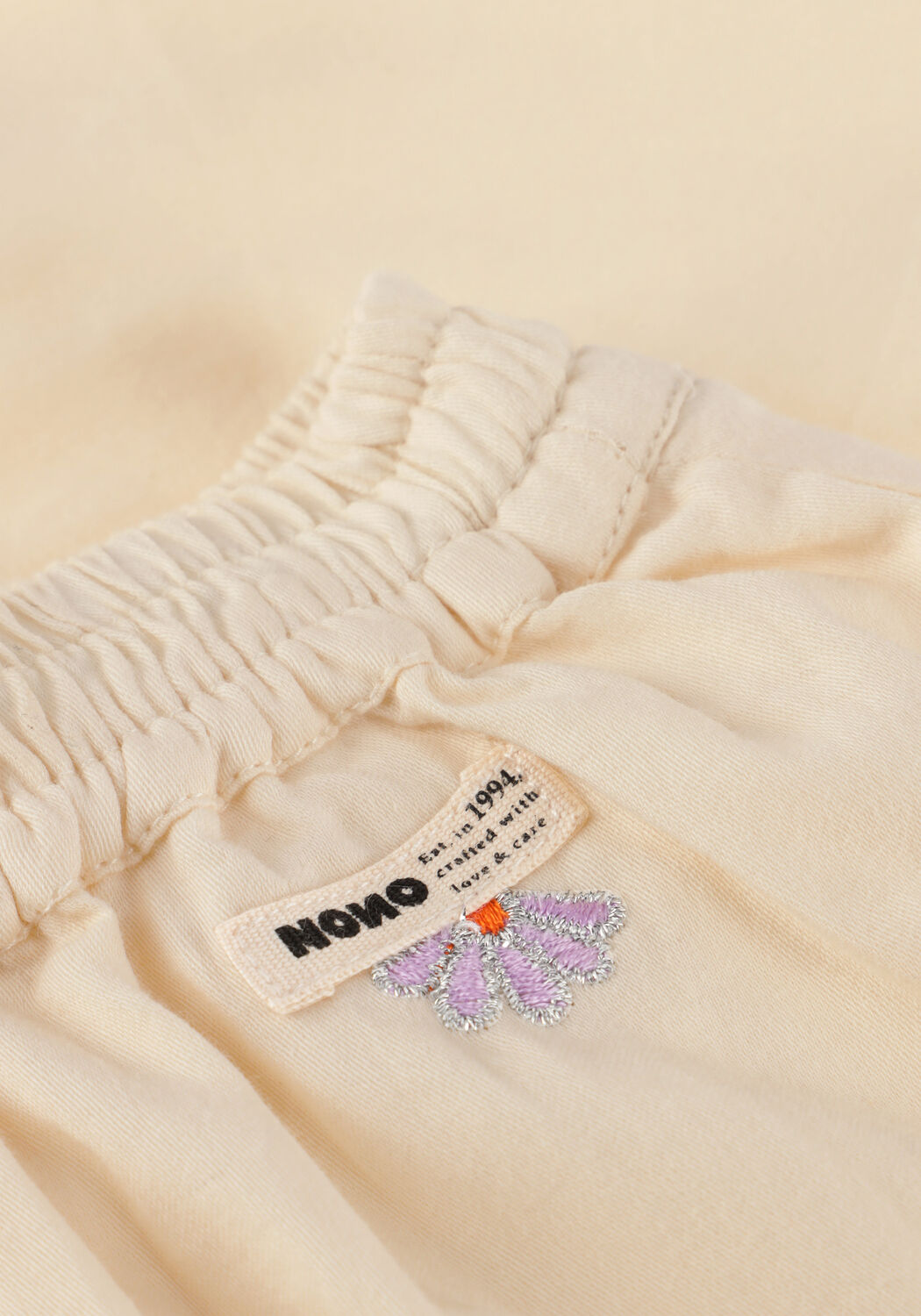 Ecru NONO Mini jurk NINU POPLIN SKIRT - large