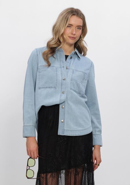 Blauwe ROUGE EDIT Blouses ROUFRANCIE MAE L/S OVERSIZED - large