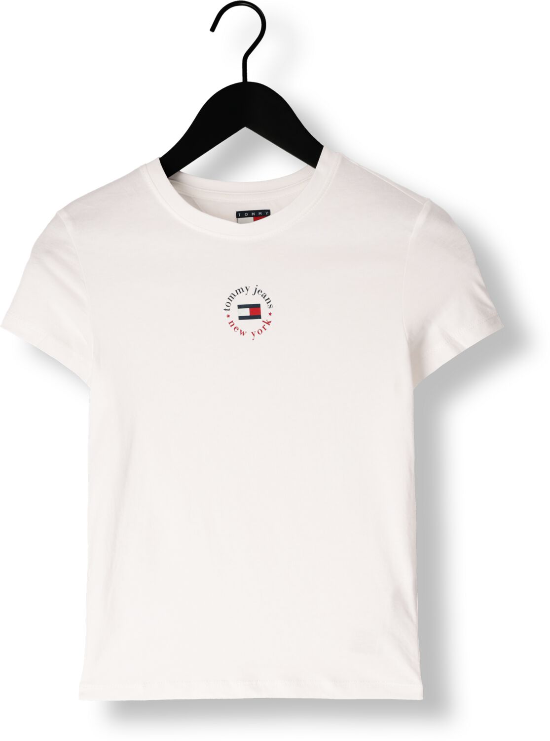 TOMMY JEANS Dames Tops & T-shirts Tjw Slim Essential Logo 2 Tee Wit
