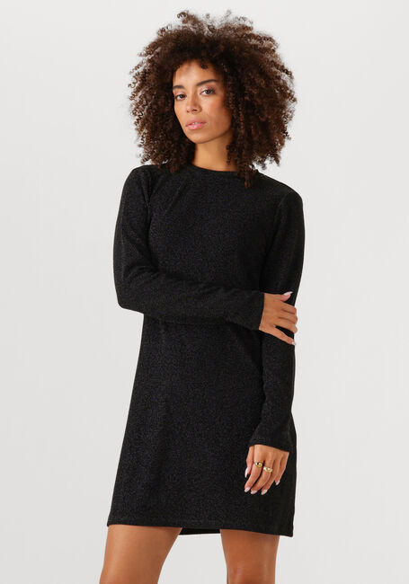 Zwarte OBJECT Mini jurk OBJFILIPA L/S RE SHORT DRESS - large