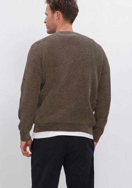 Bruine PROFUOMO Trui CHENILLE RIB - large