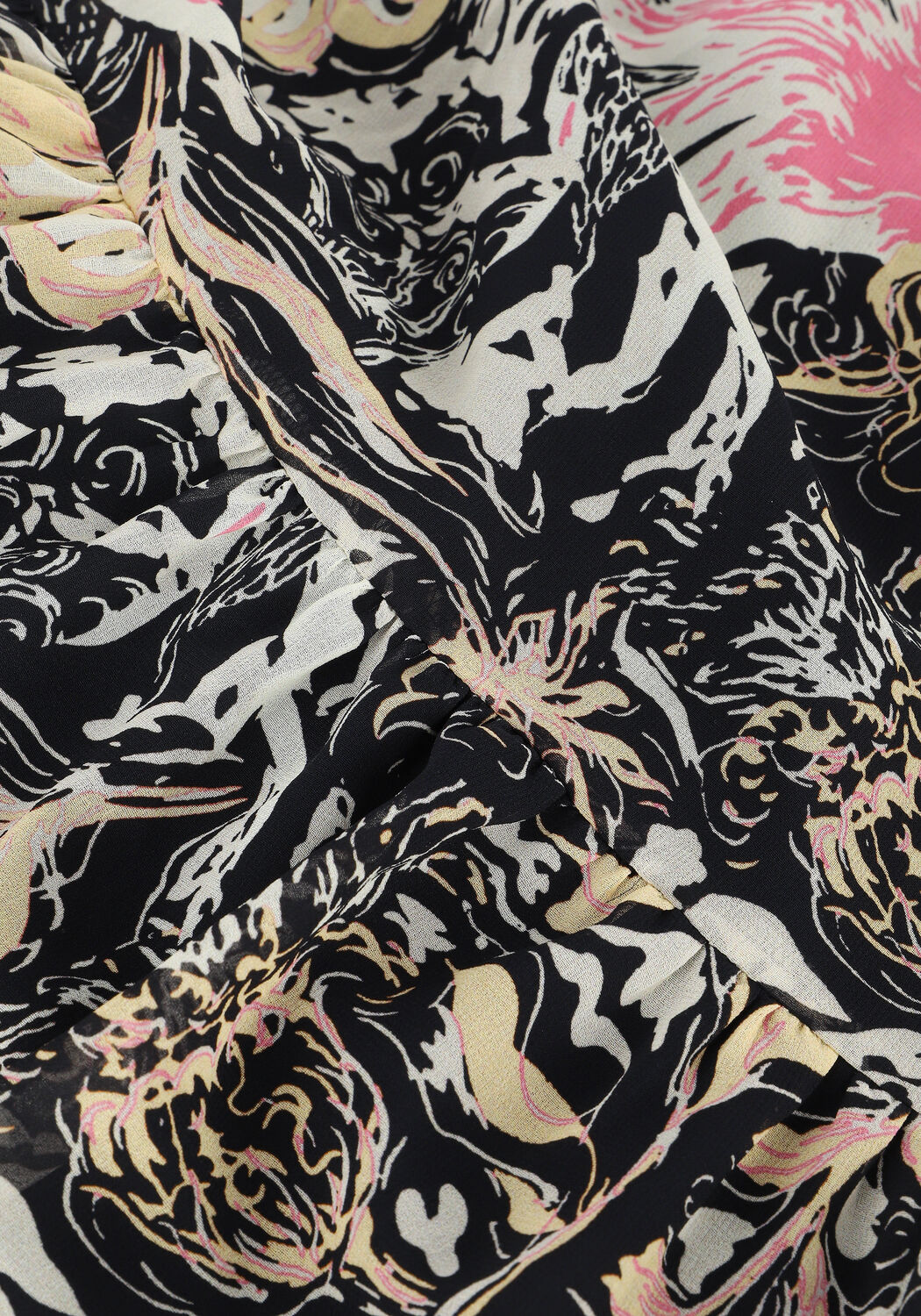 Multi SUMMUM Midi jurk DRESS WILD FLOWERS - large