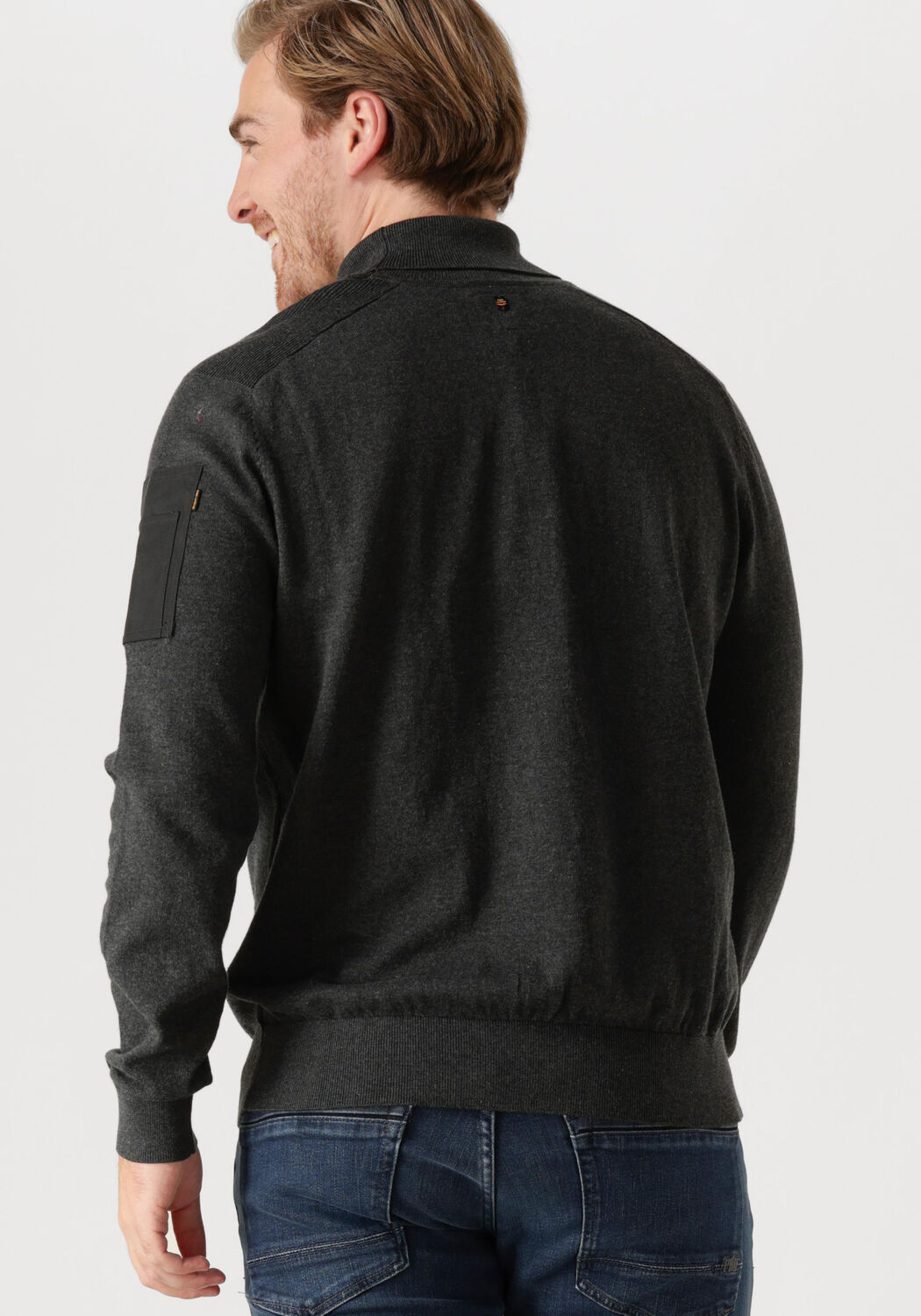 PME LEGEND Heren Truien & Vesten Turtleneck Cotton Knit Grijs