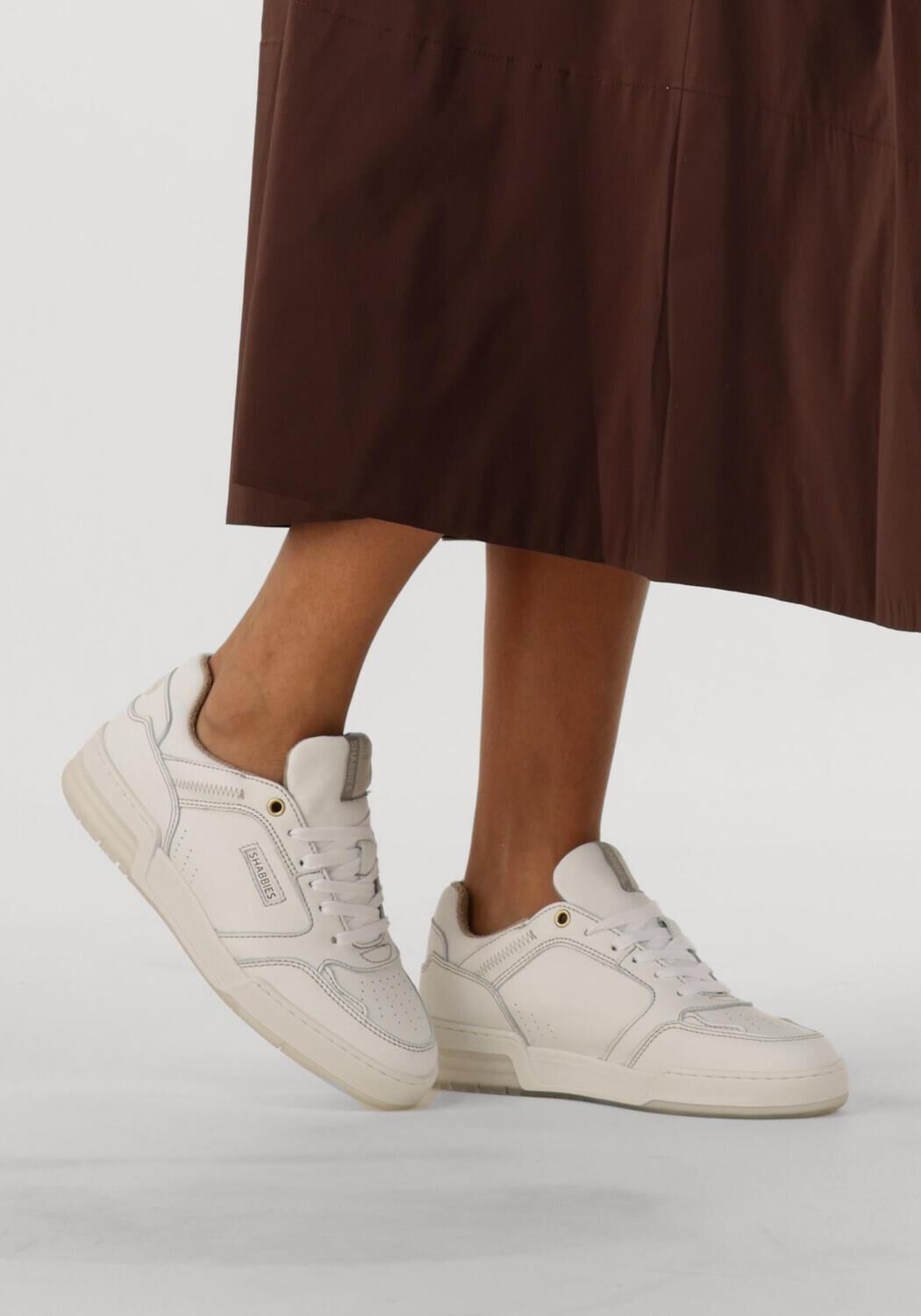 Witte SHABBIES Lage sneakers REVIN CONTRA - large