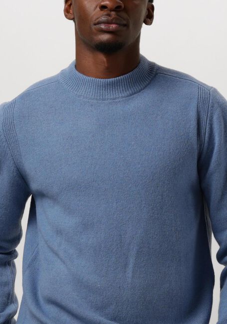Blauwe ANERKJENDT Trui AKRICO LAMBSWOOL KNIT - large