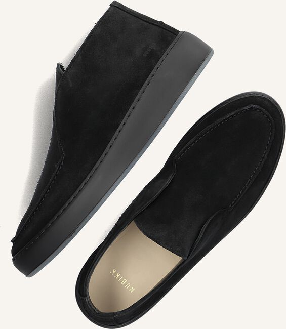 Zwarte NUBIKK Instappers JIRO SUO HEREN Omoda1