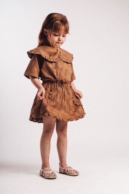 Bruine BAJE STUDIO Minirok DEBA - large