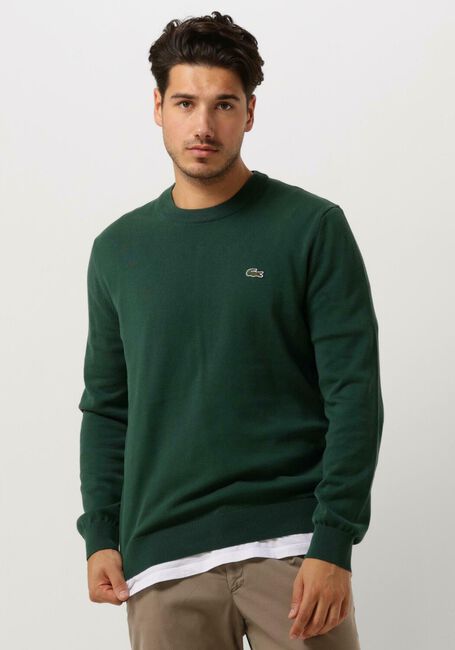 Donkergroene LACOSTE Trui 1HA1 MEN SWEATER - large