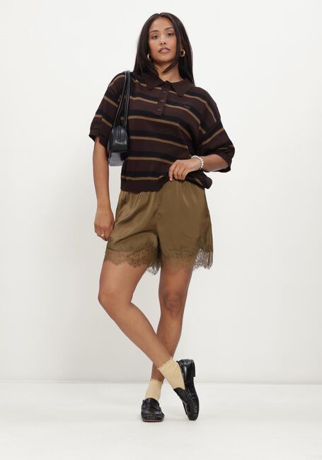 Groene GESTUZ Broeken GZLALOU HW SHORTS - large