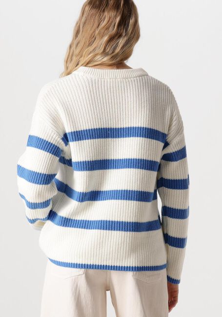Witte SELECTED FEMME Trui SLFBLOOMIE LS KNIT O-NECK B - large