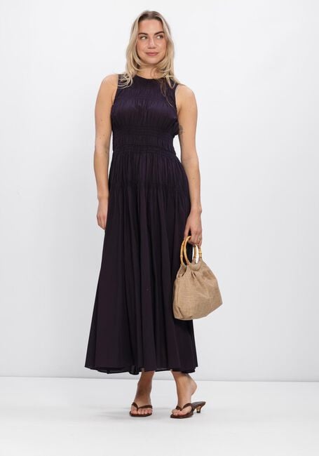 Donkerblauwe ANTIK BATIK Maxi jurk CAROLINE LONG DRESS - large