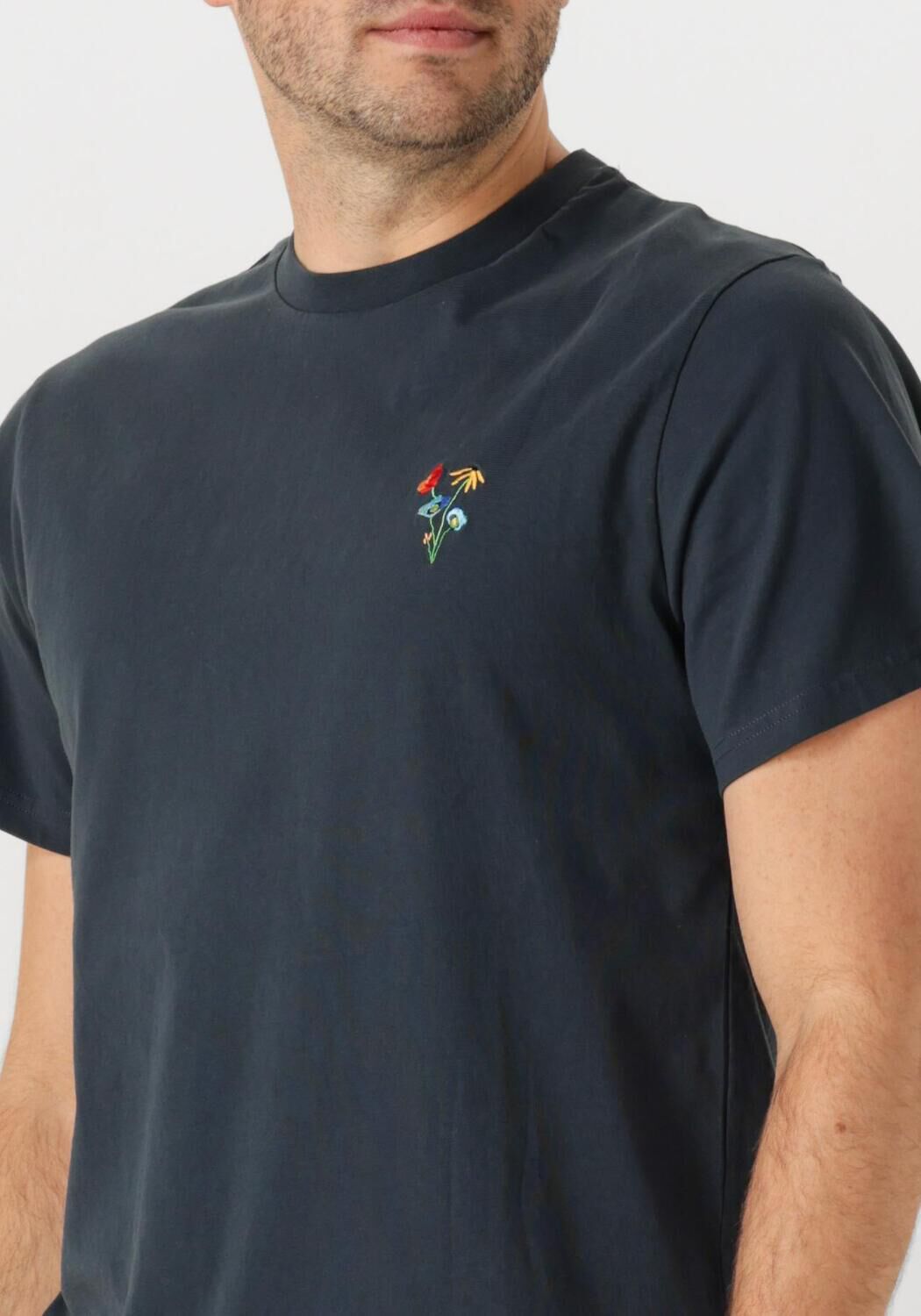 FORÉT Forét Heren Polo's & T-shirts Element T-shirt Donkerblauw