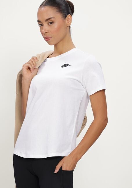 Witte NIKE T-shirt NIKE SPORTSWEAR CLUB ESSENTIALS - large
