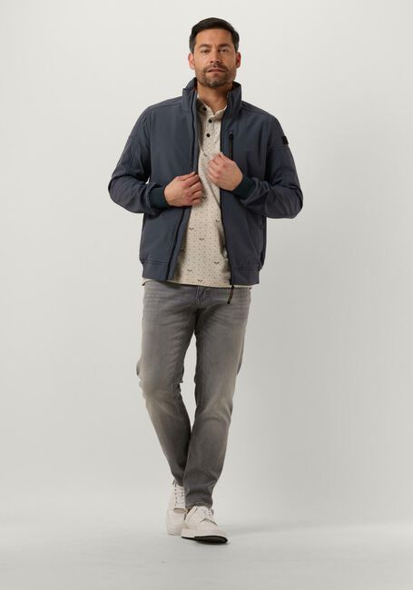 Blauwe PME LEGEND Jack BOMBER JACKET SKYGLIDER 3.0 SOFTSHELL - large