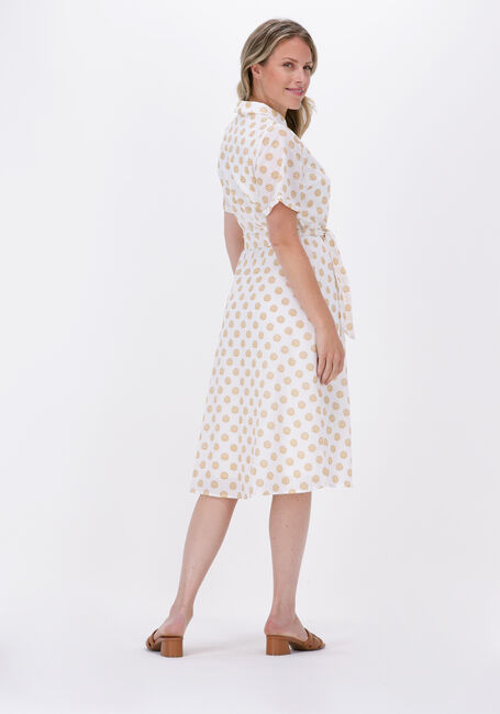 Gebroken wit OBJECT Midi jurk TAYLOR S/S SHIRT DRESS - large