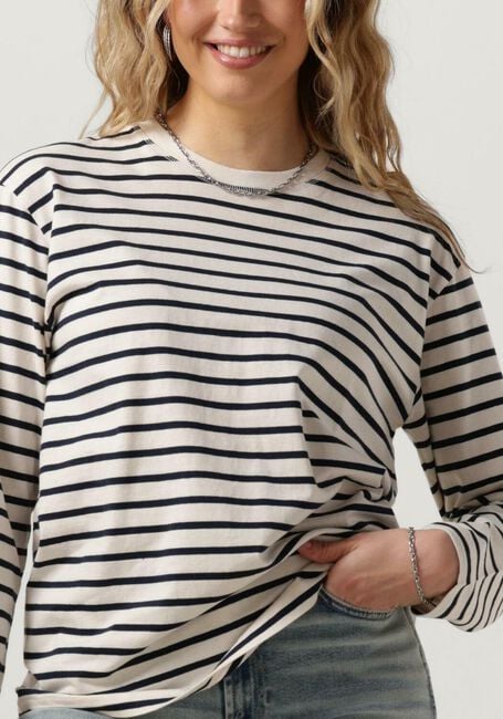 Blauwe ENVII Tops & T-shirts ENKULLA LS STRIPE 5310 - large
