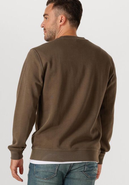 Bruine CAST IRON Trui REGULAR FIT TWILL - large