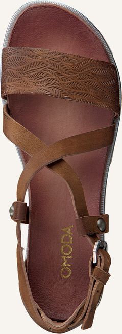 Cognac OMODA Platte sandalen 740021 Cognac OMODA Platte sandalen 740021 - large