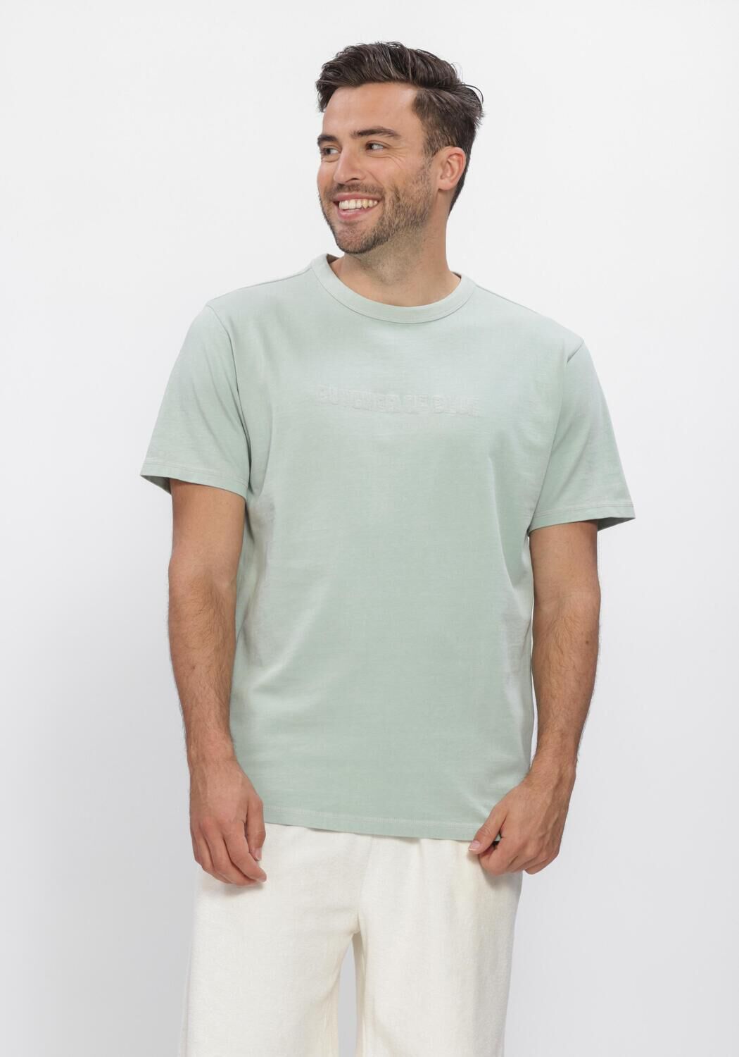 Groene BUTCHER OF BLUE T-shirt ARMY CORP LOCK TEE - large