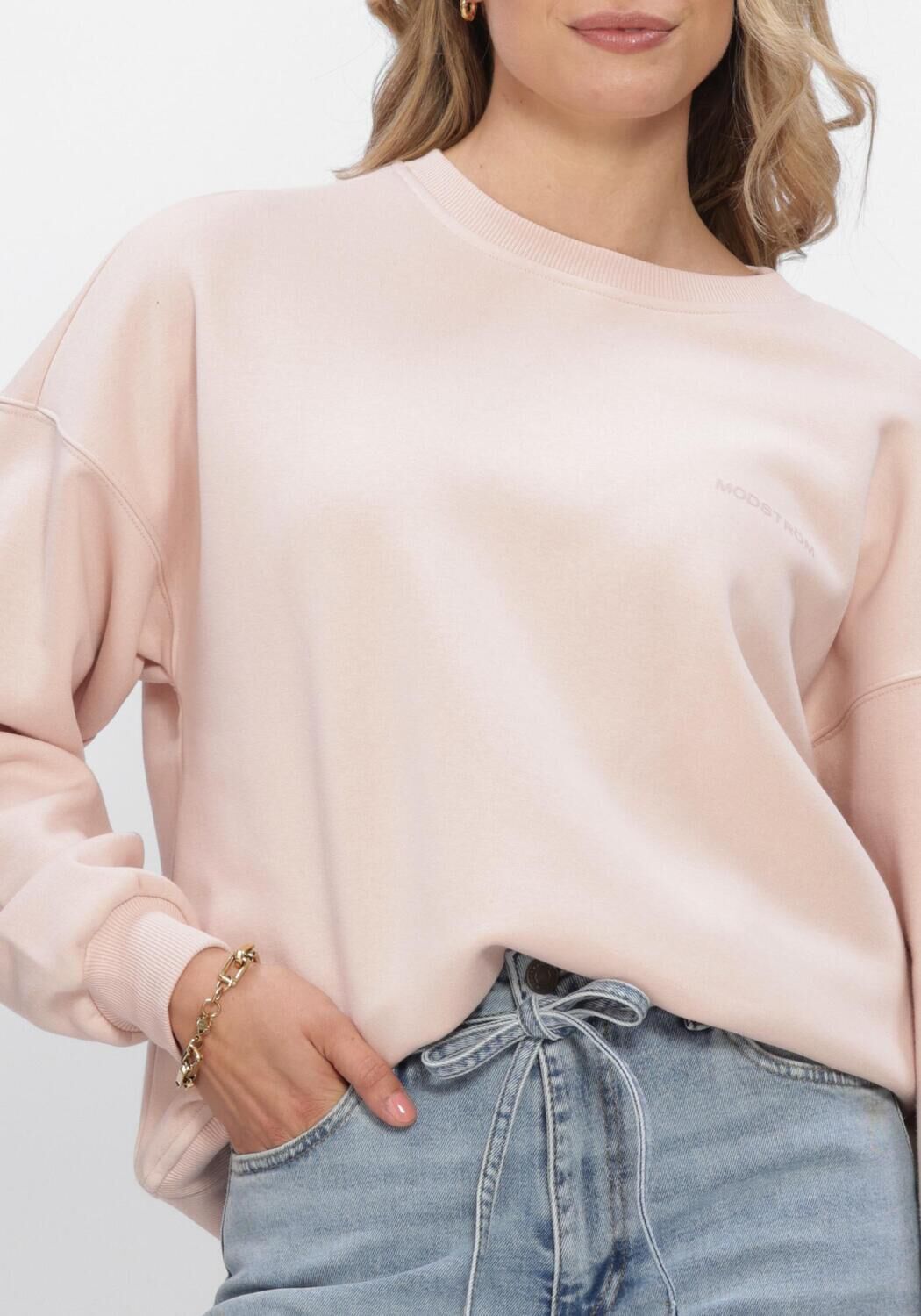 Lichtroze MODSTR&Ouml;M Sweater PAULAMD SWEAT - large