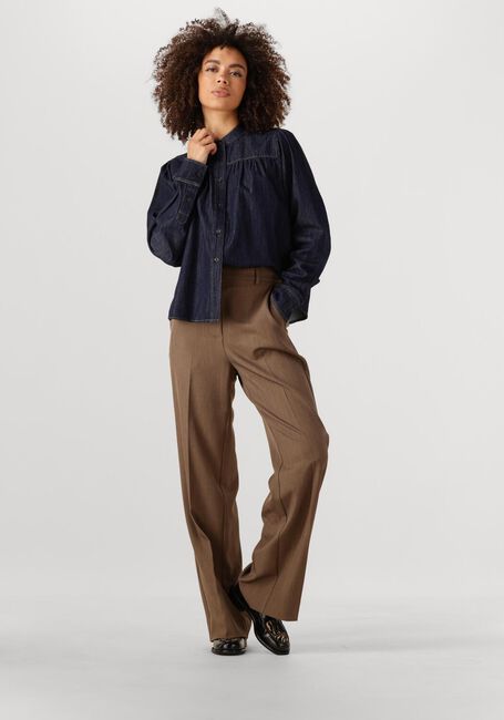 Zwarte SECOND FEMALE Blouses DERA DENIM SHIRT - large