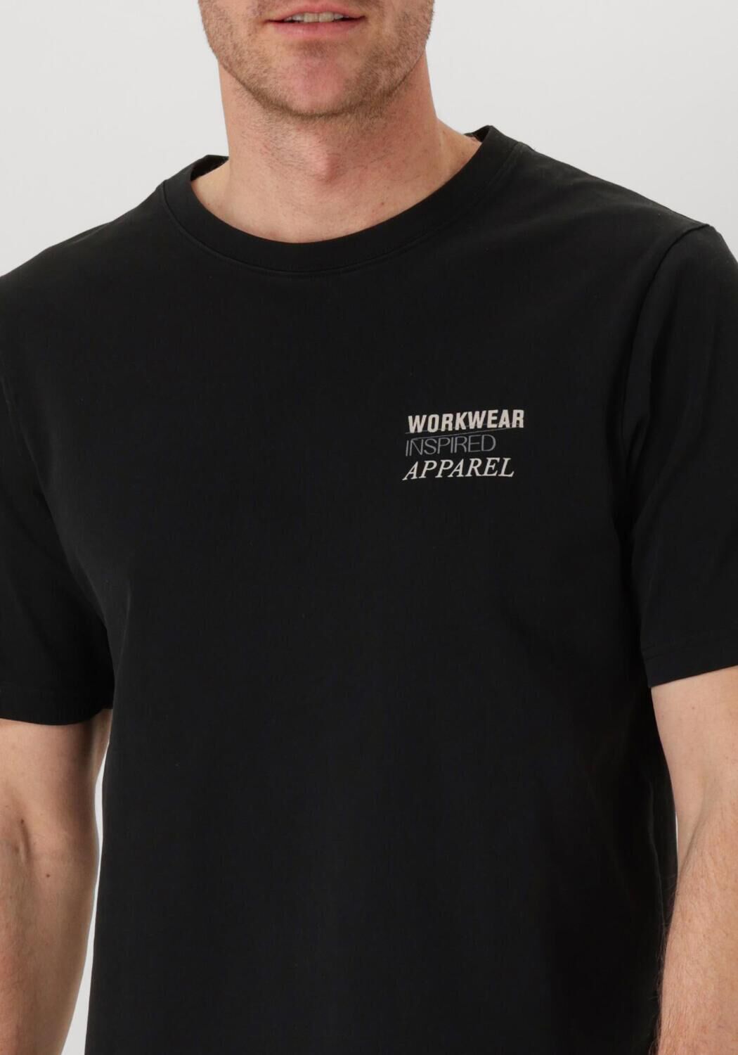 ANERKJENDT Heren Polo's & T-shirts Akkikki Seasonal Tee Zwart
