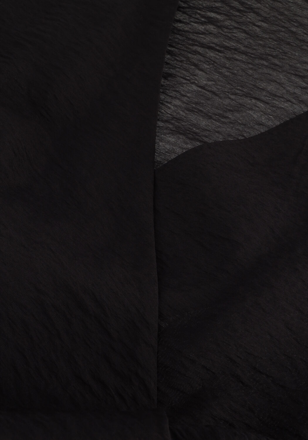 Zwarte MSCH COPENHAGEN Blouses MSCHAUDIA 3/4 WRAP TOP - large