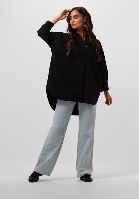 Zwarte CO'COUTURE Blouses COTTON CRISP POCKET SHIRT - large