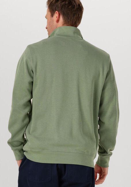 Groene LACOSTE Trui REGULAR FIT HIGH NECK ZIPPED SWEATSHIRT - large