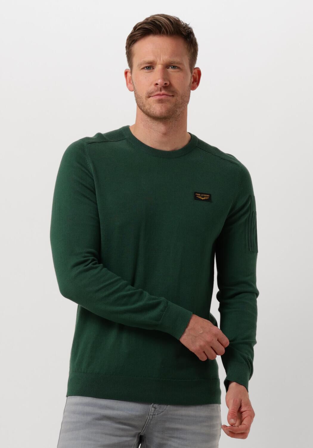 PME LEGEND Heren Truien & Vesten R-neck American Classic Knit Groen