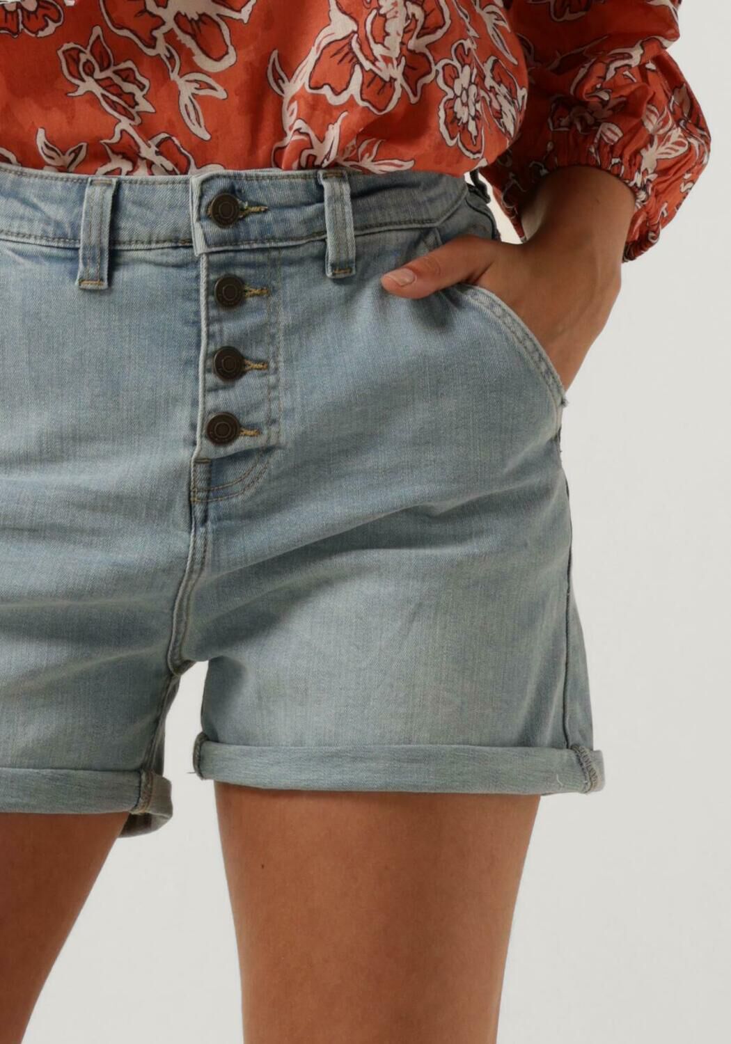 CIRCLE OF TRUST Dames Jeans Mikky Short Blauw