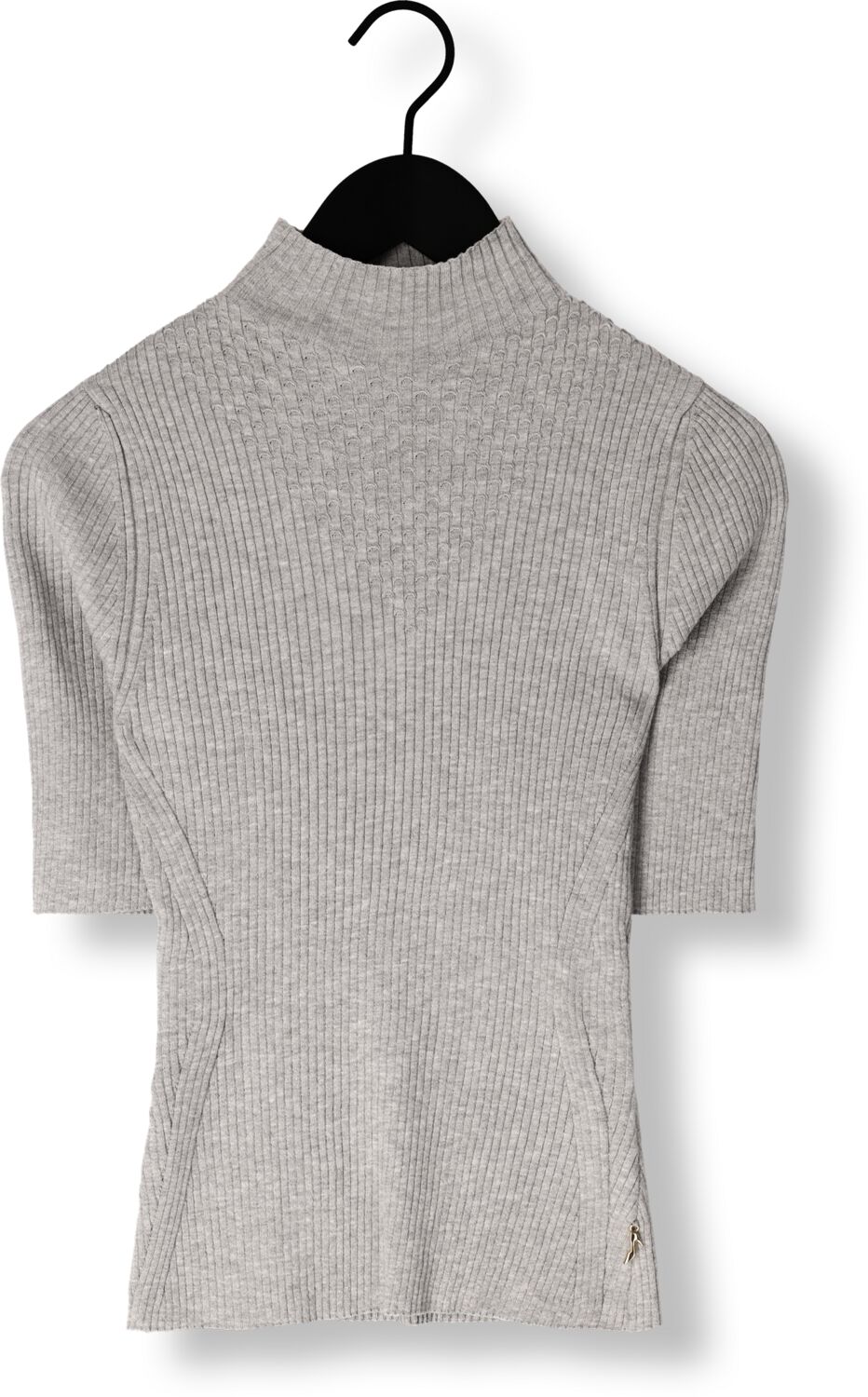 JANSEN AMSTERDAM Dames Tops & T-shirts Fn154 Top Bodil Grijs